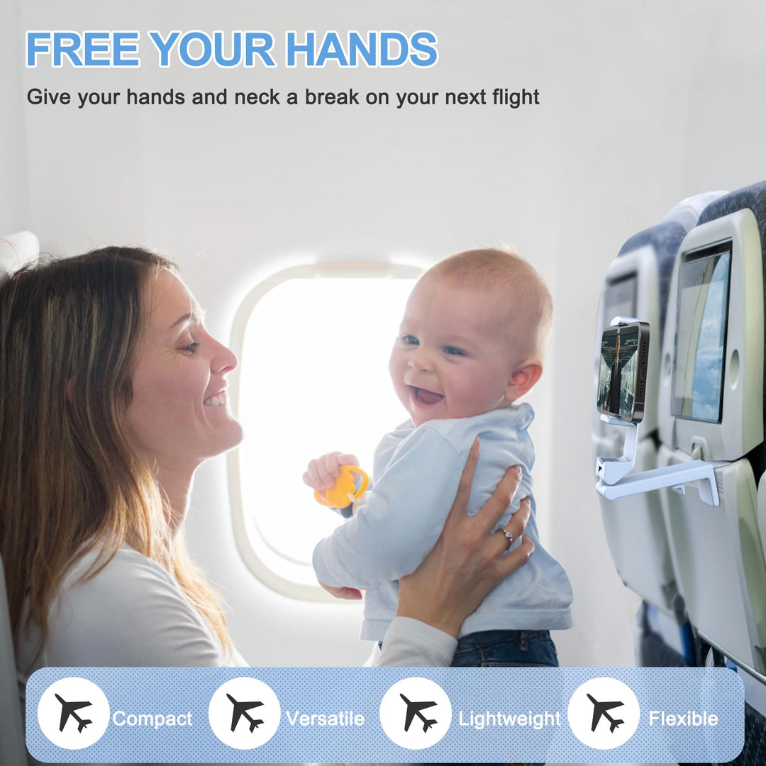 SkyMate Phone Mount: Hands-Free Flight Companion - DOKUTRONIX