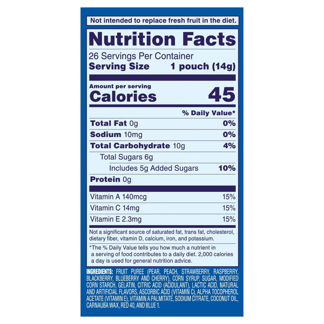 Welch's MixFruit LunchSnacks - DOKUTRONIX