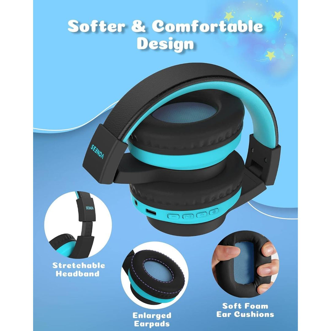 Seenda Kiddo Bluetooth Headphones for Boys - DOKUTRONIX