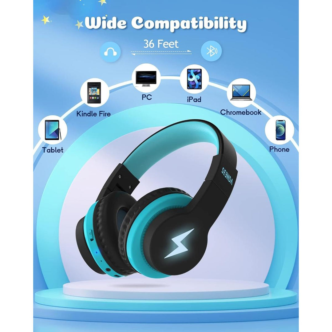 Seenda Kiddo Bluetooth Headphones for Boys - DOKUTRONIX