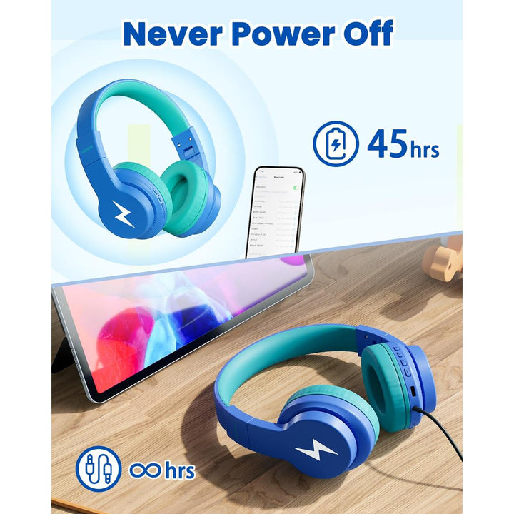 Seenda Kiddo Bluetooth Headphones for Boys - DOKUTRONIX