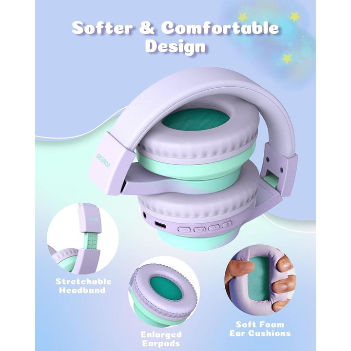 Seenda Kiddo Bluetooth Headphones for Boys - DOKUTRONIX