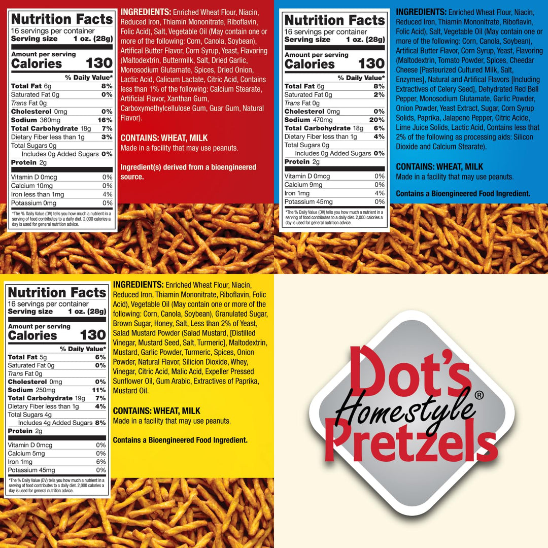 Dot's Delightful Pretzel Twists Variety Pack - DOKUTRONIX