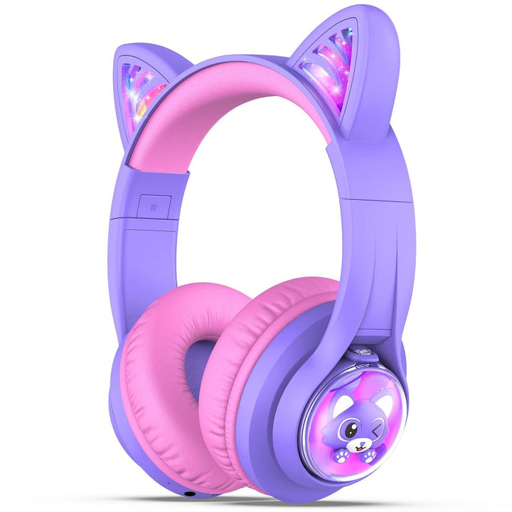 iClever Purrfect Kids Cat Ear Headphones - DOKUTRONIX