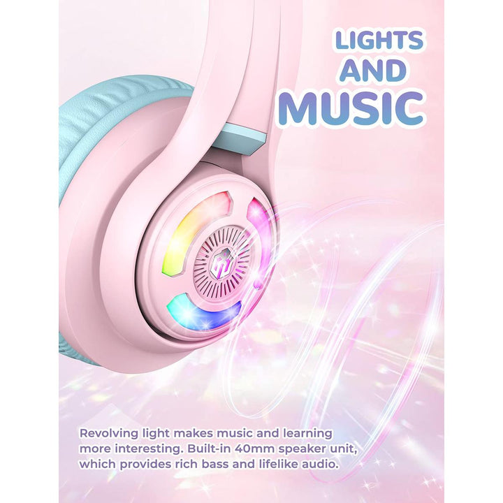 iClever Purrfect Kids Cat Ear Headphones - DOKUTRONIX