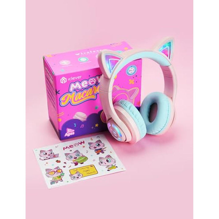iClever Purrfect Kids Cat Ear Headphones - DOKUTRONIX