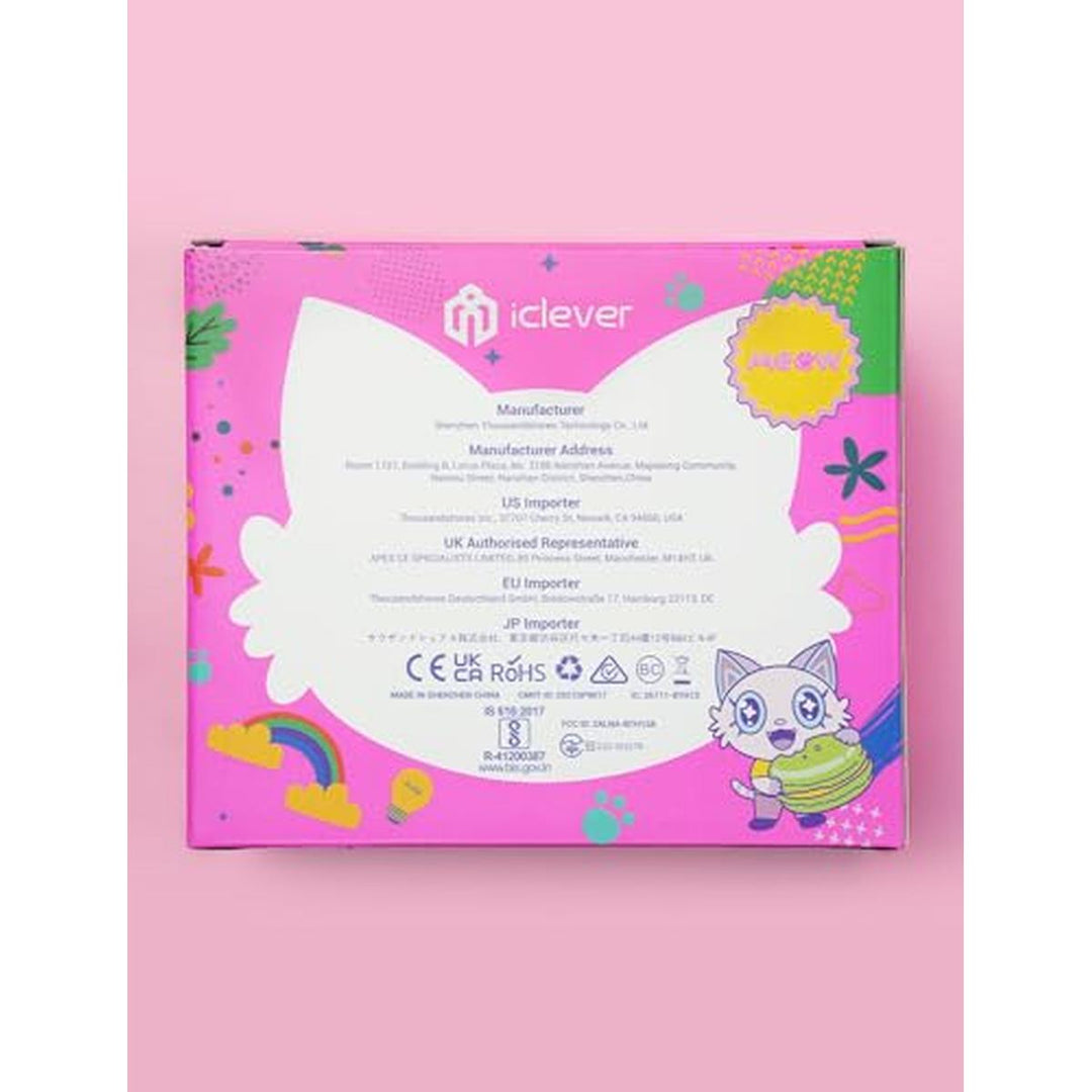 iClever Purrfect Kids Cat Ear Headphones - DOKUTRONIX