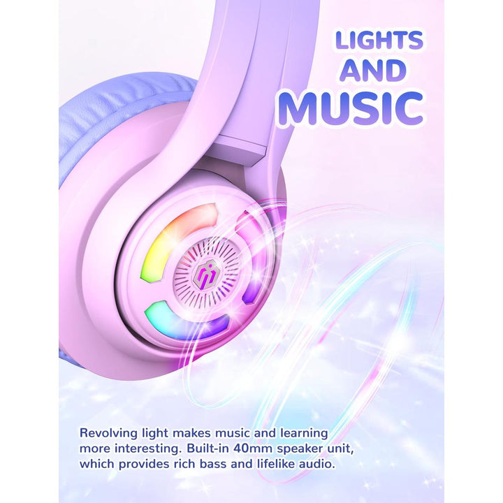 iClever Purrfect Kids Cat Ear Headphones - DOKUTRONIX