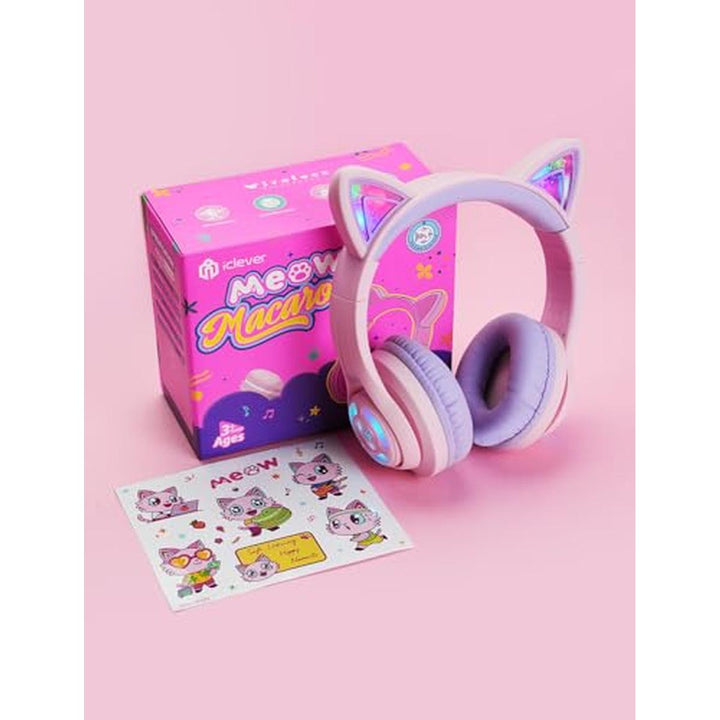 iClever Purrfect Kids Cat Ear Headphones - DOKUTRONIX