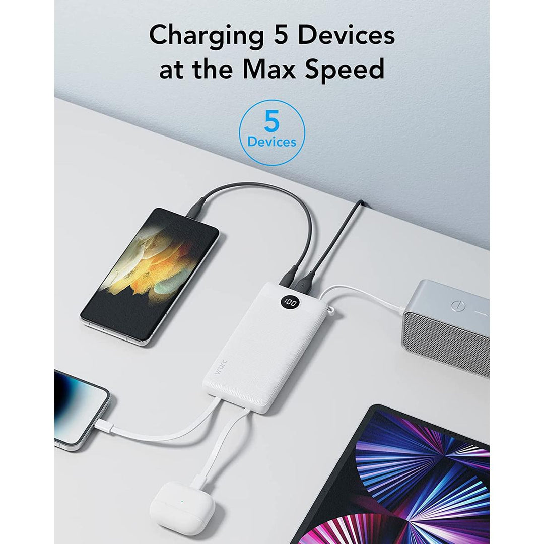 Dokutronix PowerPack 10K: All-in-One Charger White - DOKUTRONIX