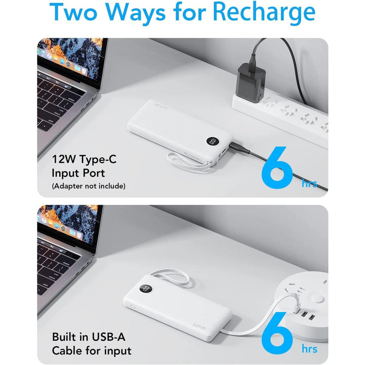 Dokutronix PowerPack 10K: All-in-One Charger White - DOKUTRONIX