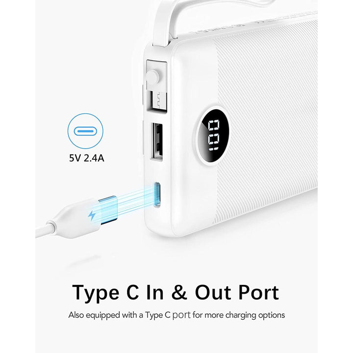 Dokutronix PowerPack 10K: All-in-One Charger White - DOKUTRONIX