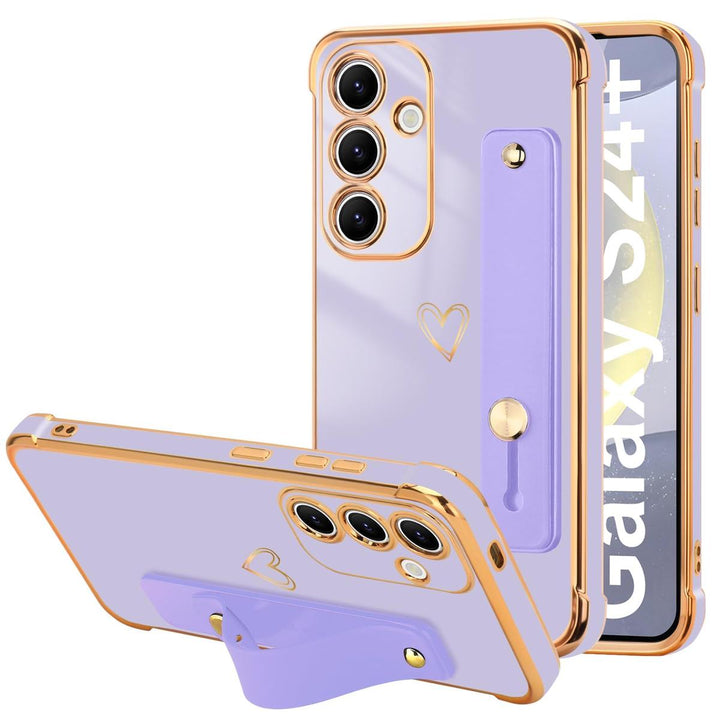 Galaxy S24 Ultra Love-Heart Case - Purple - DOKUTRONIX