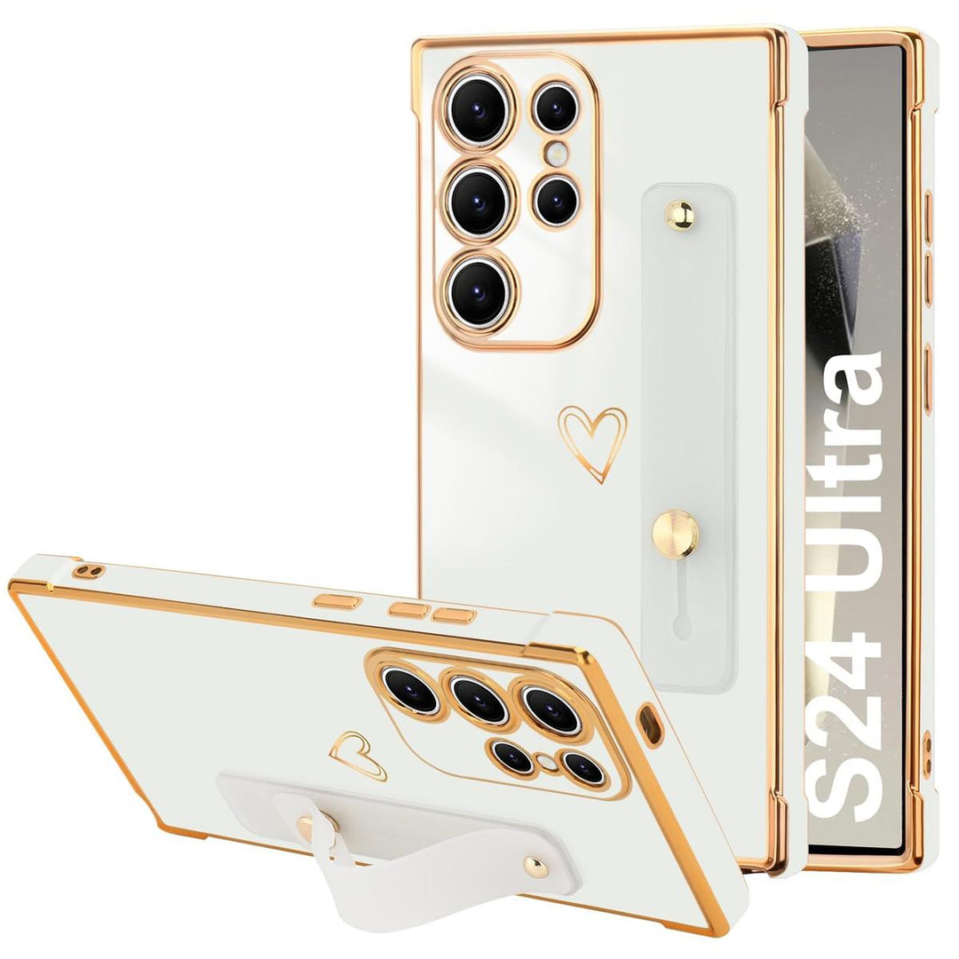 Galaxy S24 Ultra Love-Heart Case - Purple - DOKUTRONIX