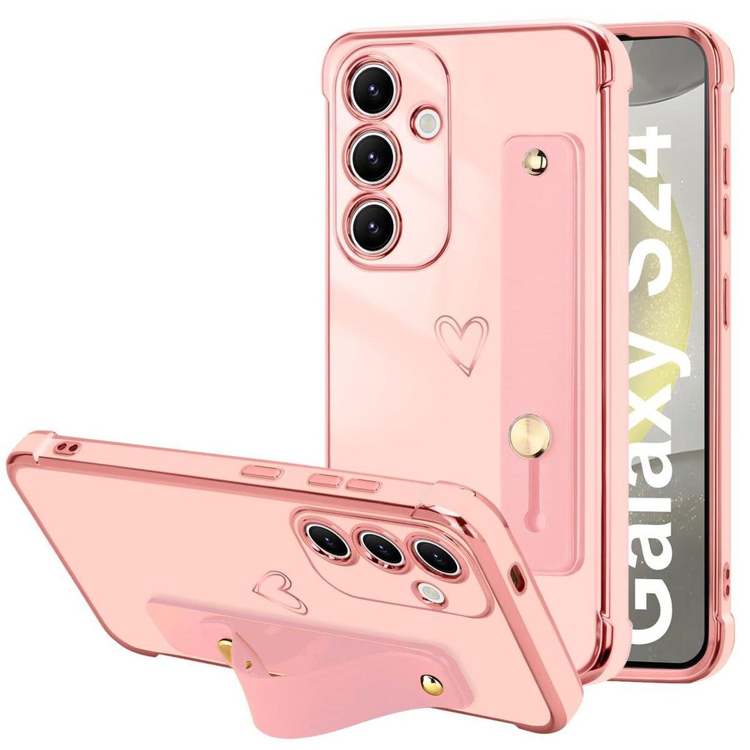 Galaxy S24 Ultra Love-Heart Case - Purple - DOKUTRONIX