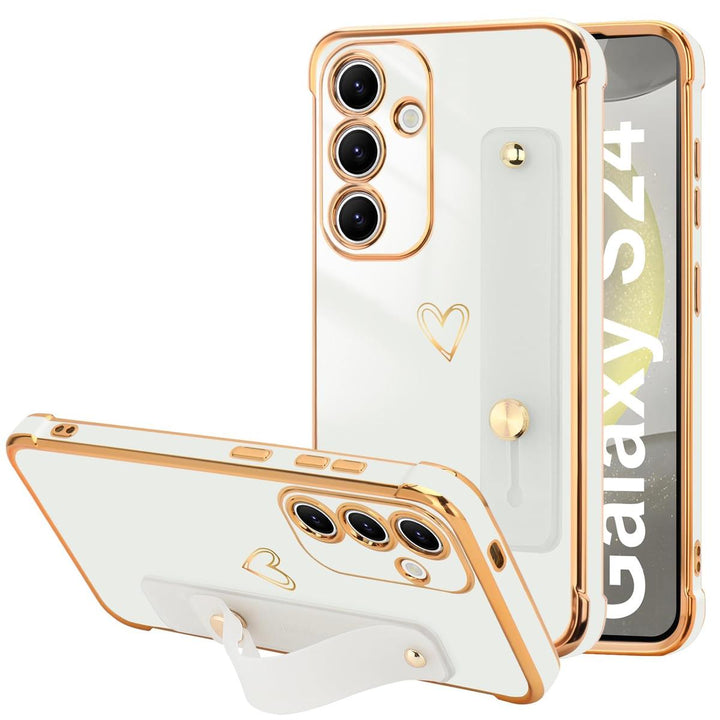 Galaxy S24 Ultra Love-Heart Case - Purple - DOKUTRONIX