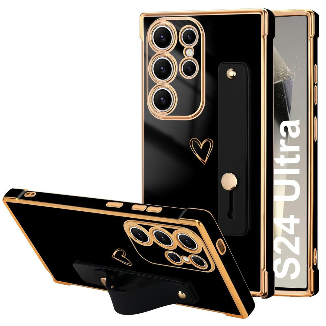 Galaxy S24 Ultra Love-Heart Case - Purple - DOKUTRONIX