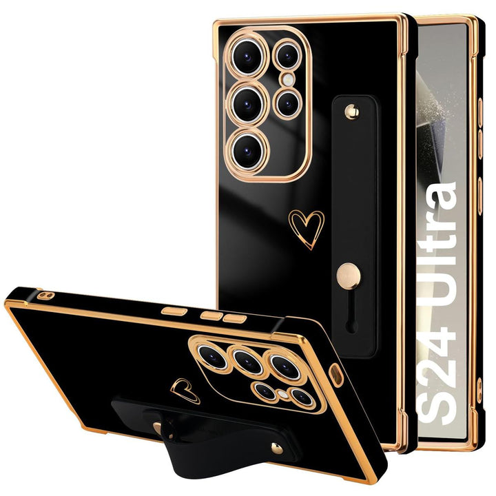 Galaxy S24 Ultra Love-Heart Case - Purple - DOKUTRONIX