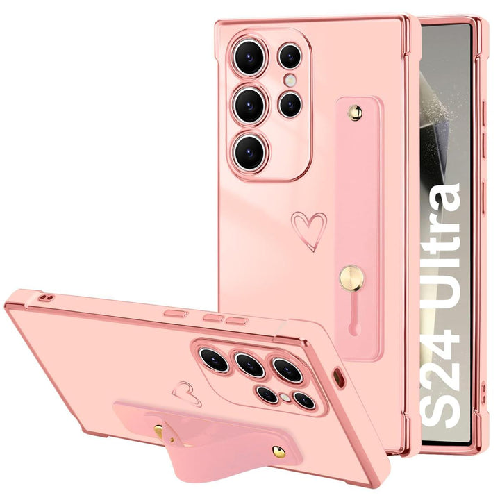 Galaxy S24 Ultra Love-Heart Case - Purple - DOKUTRONIX