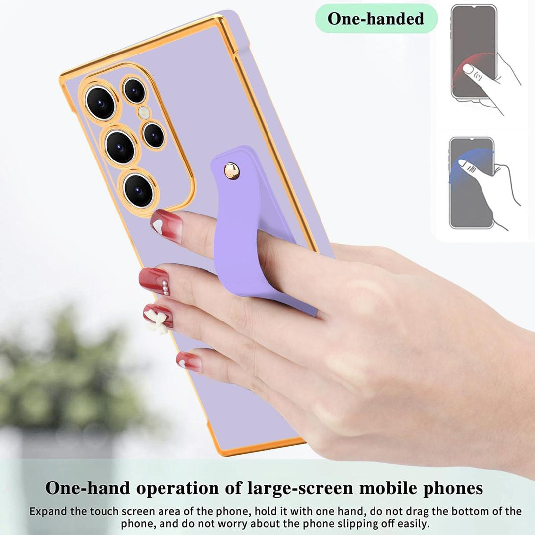 Galaxy S24 Ultra Love-Heart Case - Purple - DOKUTRONIX