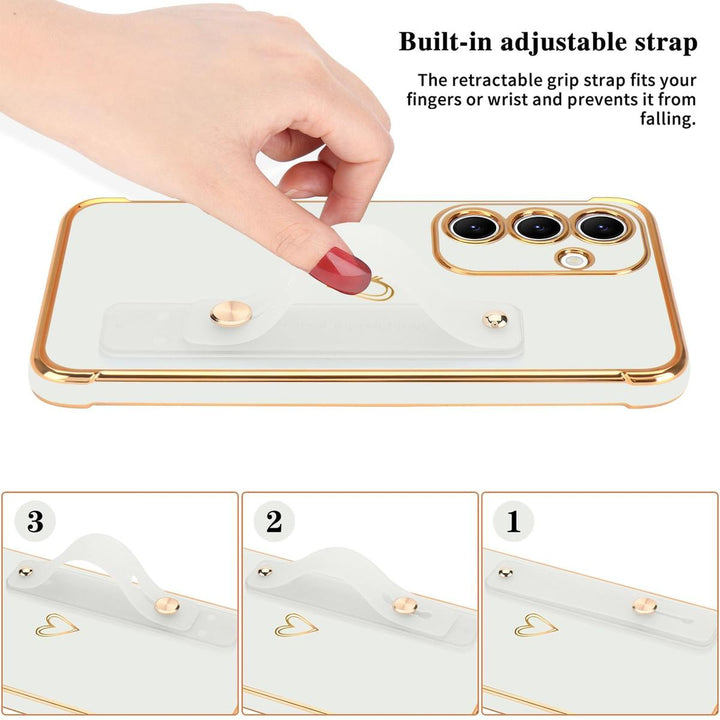 Galaxy S24 Ultra Love-Heart Case - Purple - DOKUTRONIX