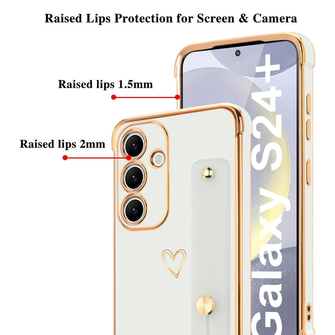 Galaxy S24 Ultra Love-Heart Case - Purple - DOKUTRONIX