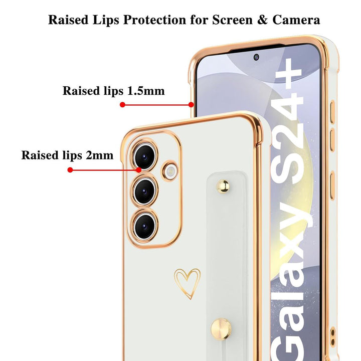 Galaxy S24 Ultra Love-Heart Case - Purple - DOKUTRONIX