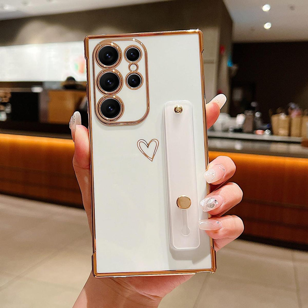 Galaxy S24 Ultra Love-Heart Case - Purple - DOKUTRONIX