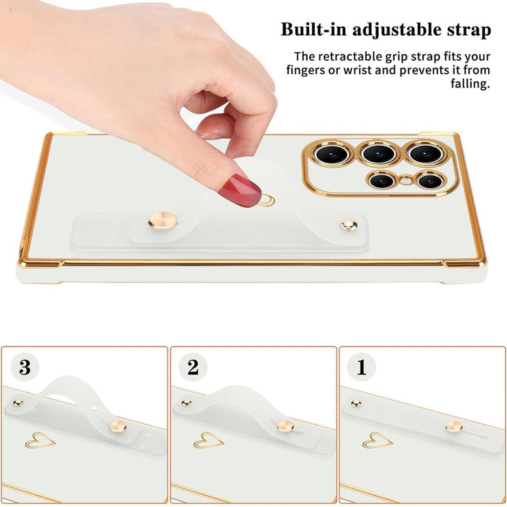 Galaxy S24 Ultra Love-Heart Case - Purple - DOKUTRONIX