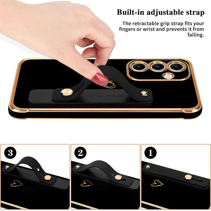 Galaxy S24 Ultra Love-Heart Case - Purple - DOKUTRONIX