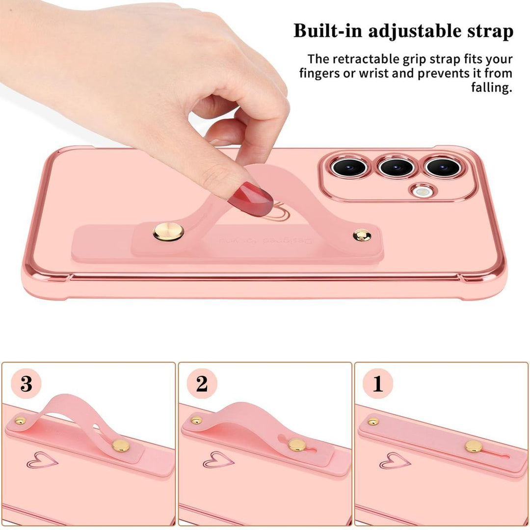 Galaxy S24 Ultra Love-Heart Case - Purple - DOKUTRONIX