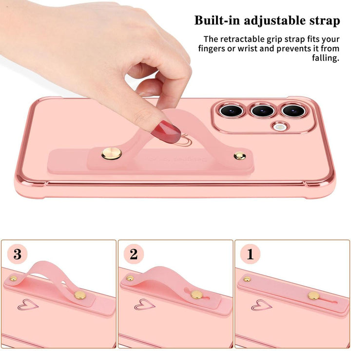 Galaxy S24 Ultra Love-Heart Case - Purple - DOKUTRONIX