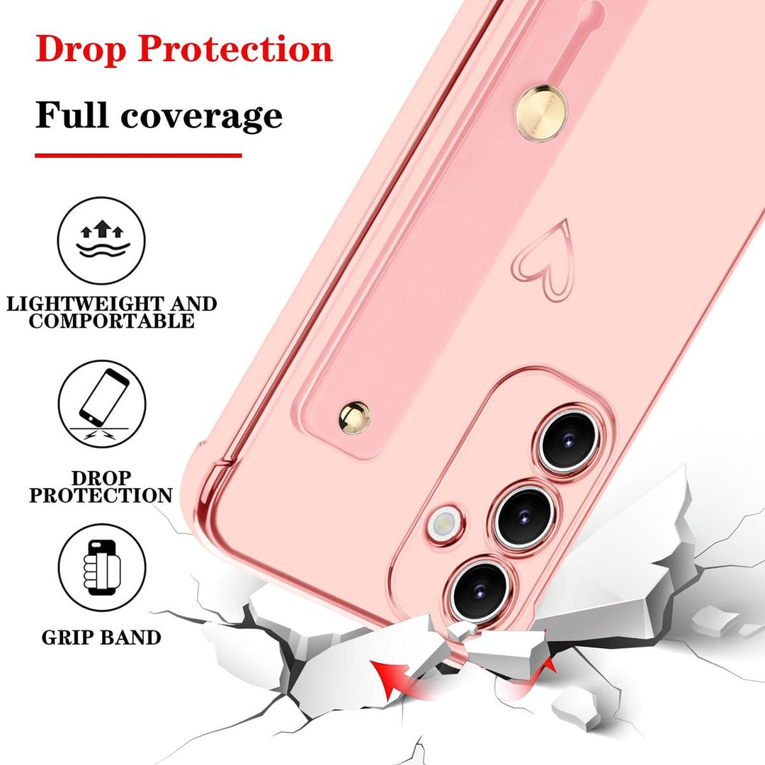 Galaxy S24 Ultra Love-Heart Case - Purple - DOKUTRONIX