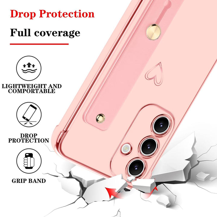 Galaxy S24 Ultra Love-Heart Case - Purple - DOKUTRONIX