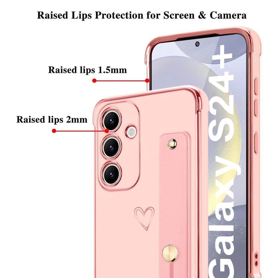 Galaxy S24 Ultra Love-Heart Case - Purple - DOKUTRONIX