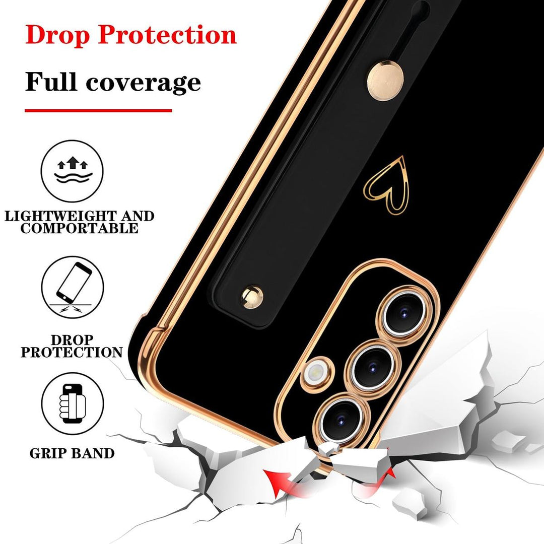 Galaxy S24 Ultra Love-Heart Case - Purple - DOKUTRONIX