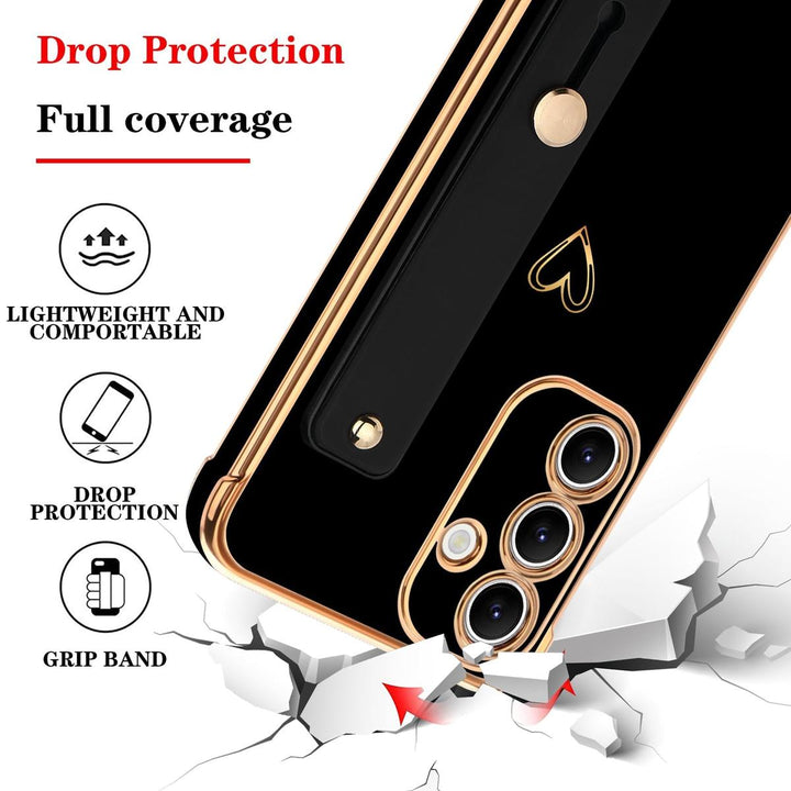 Galaxy S24 Ultra Love-Heart Case - Purple - DOKUTRONIX