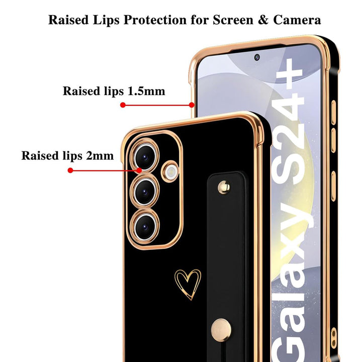 Galaxy S24 Ultra Love-Heart Case - Purple - DOKUTRONIX