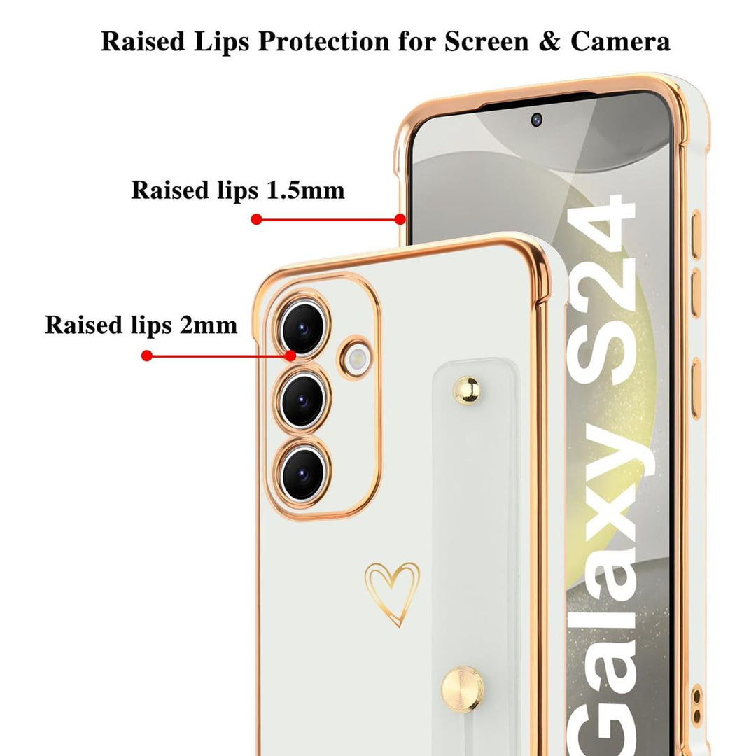 Galaxy S24 Ultra Love-Heart Case - Purple - DOKUTRONIX