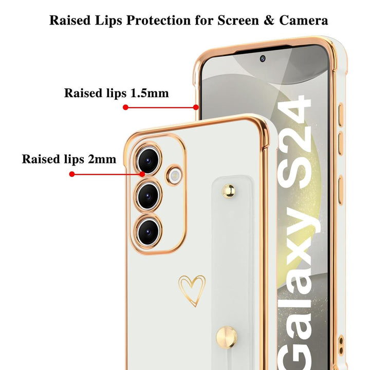 Galaxy S24 Ultra Love-Heart Case - Purple - DOKUTRONIX