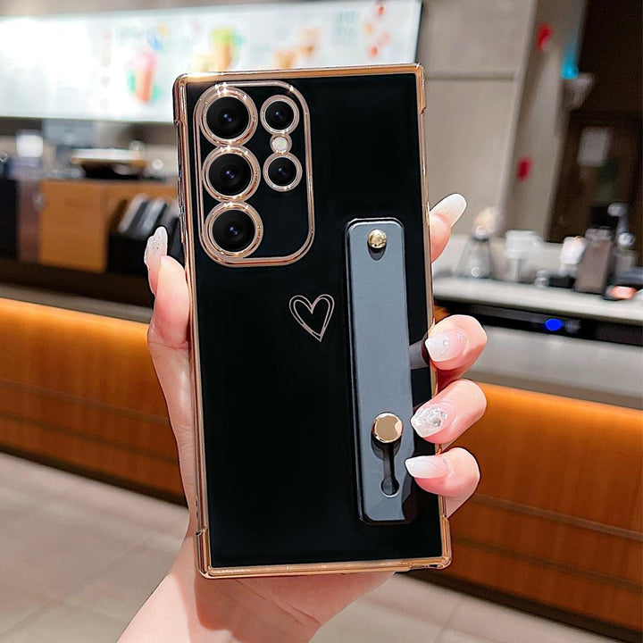 Galaxy S24 Ultra Love-Heart Case - Purple - DOKUTRONIX