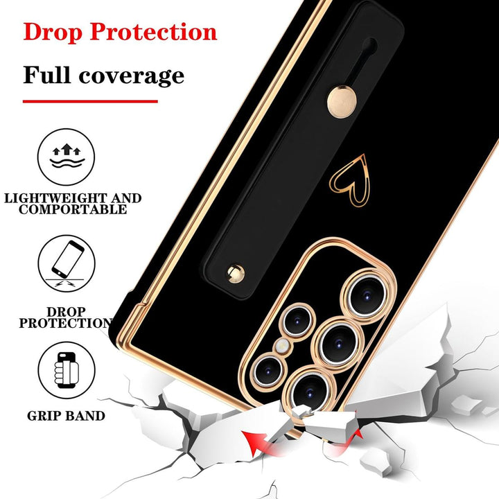 Galaxy S24 Ultra Love-Heart Case - Purple - DOKUTRONIX