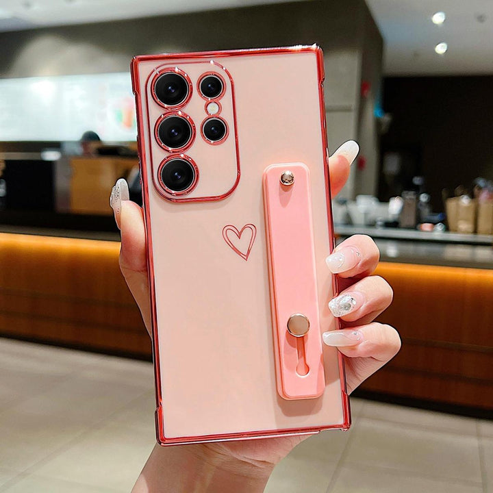 Galaxy S24 Ultra Love-Heart Case - Purple - DOKUTRONIX