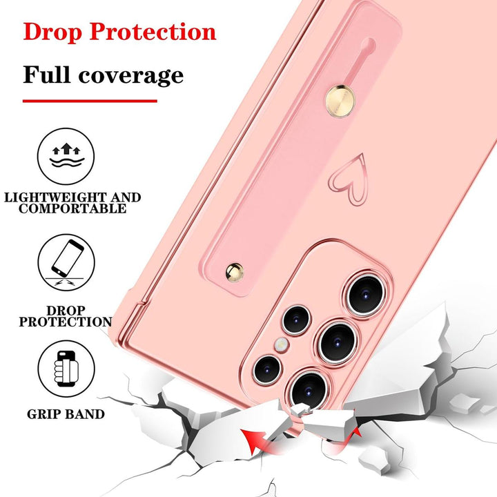 Galaxy S24 Ultra Love-Heart Case - Purple - DOKUTRONIX