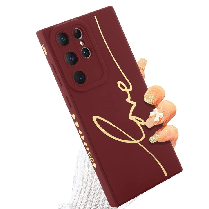 MOWIME Love Letter Case for Galaxy S24 Ultra - Black - DOKUTRONIX