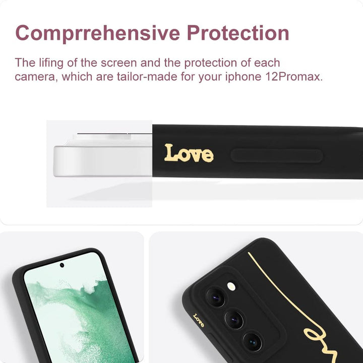 MOWIME Love Letter Case for Galaxy S24 Ultra - Black - DOKUTRONIX