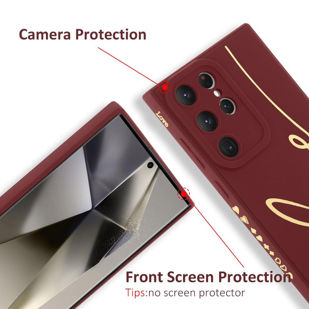 MOWIME Love Letter Case for Galaxy S24 Ultra - Black - DOKUTRONIX