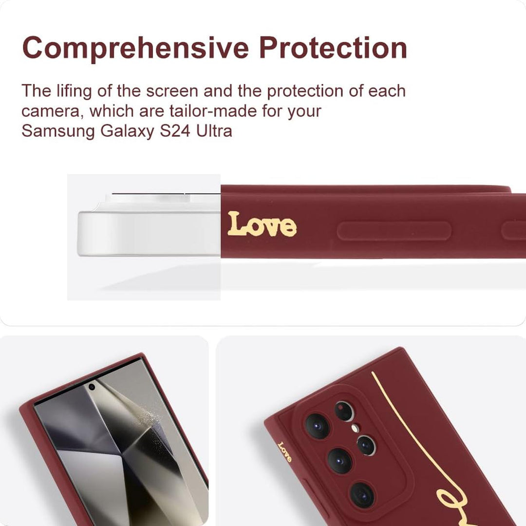 MOWIME Love Letter Case for Galaxy S24 Ultra - Black - DOKUTRONIX