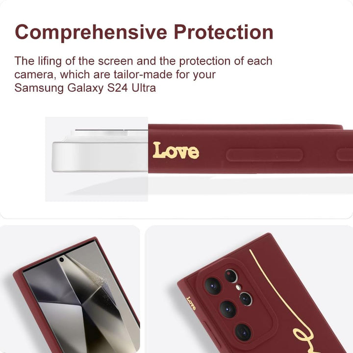 MOWIME Love Letter Case for Galaxy S24 Ultra - Black - DOKUTRONIX