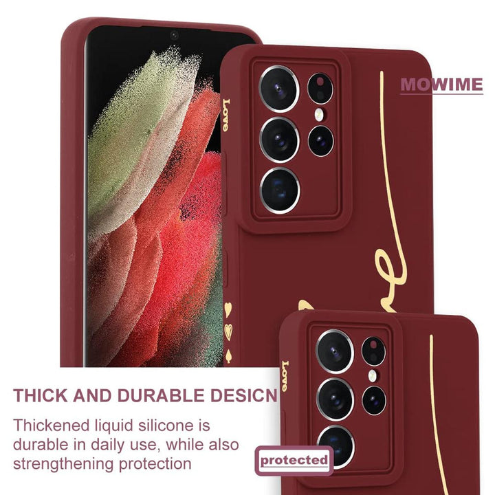 MOWIME Love Letter Case for Galaxy S24 Ultra - Black - DOKUTRONIX